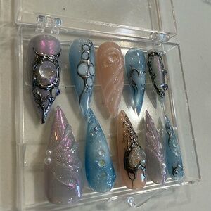 Mermaid Core Press-On Nails